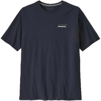 Patagonia M's Casting Logo Responsibili-tee Smolder Blue L Patagonia M's Casting Logo Responsibili-tee Smolder Blue L