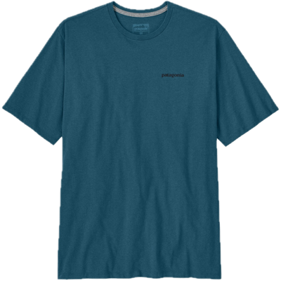 Patagonia Men's P-6 Logo Responsibili-tee Glacial Blue L Patagonia Men's P-6 Logo Responsibili-tee Glacial Blue L