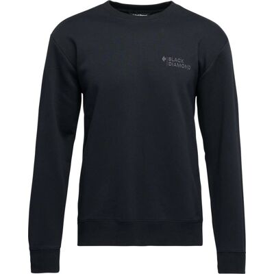 Black Diamond M Mini Stacked Crewneck Black M Black Diamond M Mini Stacked Crewneck Black M
