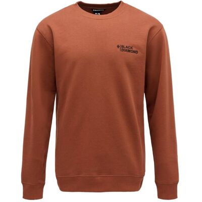 Black Diamond M Mini Stacked Crewneck Clay XL Black Diamond M Mini Stacked Crewneck Clay XL