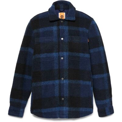 Timberland Wool Blend Shacket Peacoat Yd M Timberland Wool Blend Shacket Peacoat Yd M