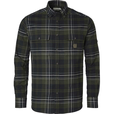 Chevalier Men's Heron Flannel Shirt October Green Checked L Chevalier Men's Heron Flannel Shirt October Green Checked L