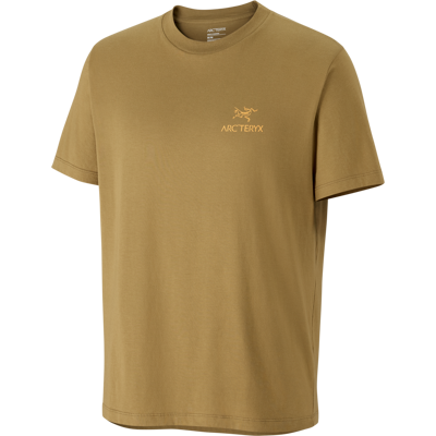 Arc'teryx Men's Kragg Sl Cotton Bird Word Short Sleeve Shirt Bracken/larch XL Arc'teryx Men's Kragg Sl Cotton Bird Word Short Sleeve Shirt Bracken/larch XL
