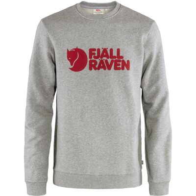 Fjällräven Men's Fjällräven Logo Sweater Grey-melange XL Fjällräven Men's Fjällräven Logo Sweater Grey-melange XL