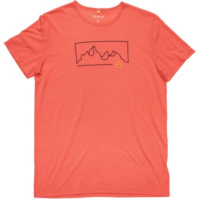 Devold Men's Active "outline" Tee Cayenne L Devold Men's Active "outline" Tee Cayenne L