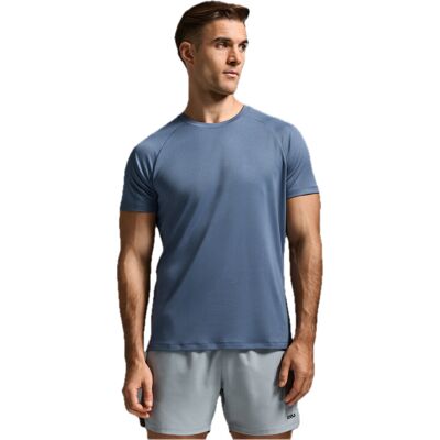 2xu Men's Aero Mesh Tee Indigo/black Reflective L 2xu Men's Aero Mesh Tee Indigo/black Reflective L