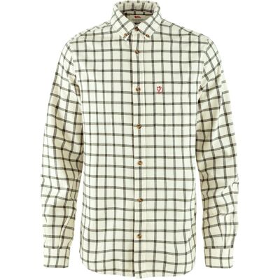 Fjällräven Men's Övik Flannel Shirt Chalk White-laurel Green M Fjällräven Men's Övik Flannel Shirt Chalk White-laurel Green M