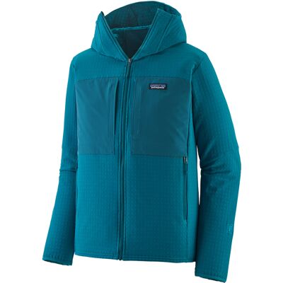Patagonia Men's R2 Techface Hoody Glacial Blue M Patagonia Men's R2 Techface Hoody Glacial Blue M