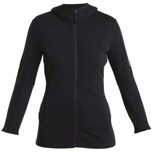 Icebreaker Women Merino 260 Quantum Iv Ls Zip Hoodie Black XL