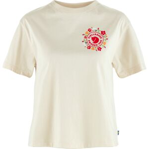 Fjällräven Women's Fjällblomster Logo T-shirt Chalk White M Fjällräven Women's Fjällblomster Logo T-shirt Chalk White M