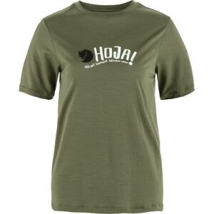 Fjällräven Hoja Wool T-shirt W Laurel Green XS Fjällräven Hoja Wool T-shirt W Laurel Green XS