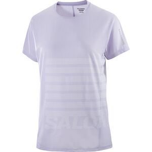 Salomon Women's Sense Aero Graphic Tee Cosmic Sky/white/ M Salomon Women's Sense Aero Graphic Tee Cosmic Sky/white/ M