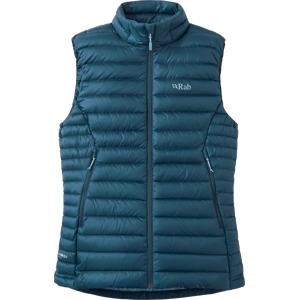 Rab Women's Microlight Down Vest Tempest Blue Size 12 Rab Women's Microlight Down Vest Tempest Blue Size 12