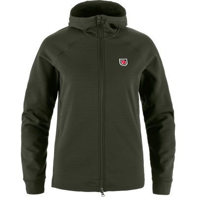 Fjällräven Women's Expedition Fleece Hoodie Deep Forest M Fjällräven Women's Expedition Fleece Hoodie Deep Forest M