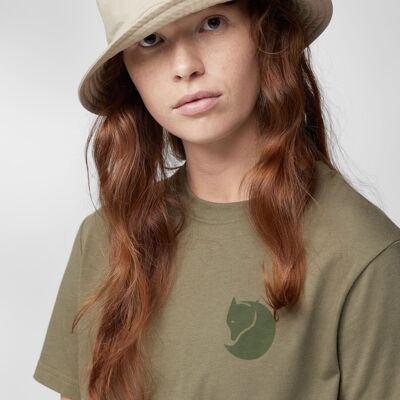 Fjällräven Women's Fox Boxy Logo Tee Dusty Rose S Fjällräven Women's Fox Boxy Logo Tee Dusty Rose S