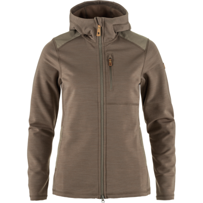Fjällräven Keb Fleece Hoodie W Suede Brown M Fjällräven Keb Fleece Hoodie W Suede Brown M