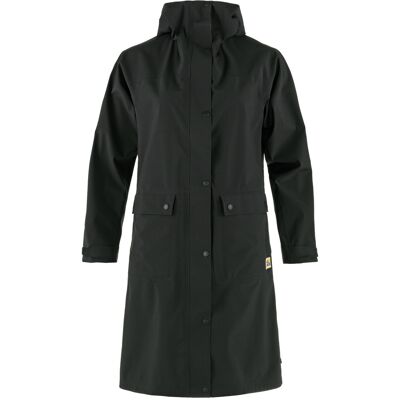 Fjällräven Women's Vardag Rain Parka Black S Fjällräven Women's Vardag Rain Parka Black S