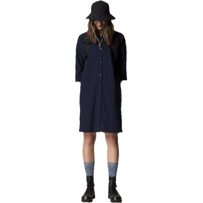 Houdini Sportswear Houdini W's Route Shirt Dress Ii Blue Illusion L Houdini Sportswear Houdini W's Route Shirt Dress Ii Blue Illusion L