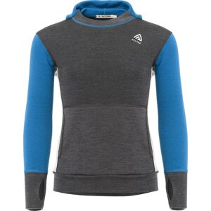 Aclima Warmwool Hood Sweater Children Corsair/marengo/beige Melange 140/146 cm Aclima Warmwool Hood Sweater Children Corsair/marengo/beige Melange 140/146 cm