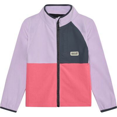 Color Kids Fleece Jacket Pink Lemonade 122 Color Kids Fleece Jacket Pink Lemonade 122