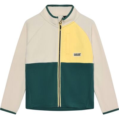 Color Kids Fleece Jacket Mediterranea 134 Color Kids Fleece Jacket Mediterranea 134