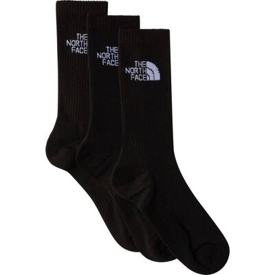 The North Face Multi Sport Cushion Crew Socks 3-pack Tnf Black M The North Face Multi Sport Cushion Crew Socks 3-pack Tnf Black M