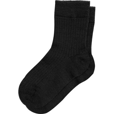 Urberg Merino Wool Ribb Sock 2p Jr Black Beauty 33-36 Urberg Merino Wool Ribb Sock 2p Jr Black Beauty 33-36