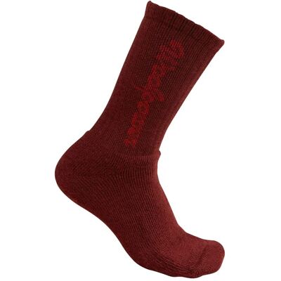 Woolpower Kids' Socks Logo 400 Rust Red 27-30 Woolpower Kids' Socks Logo 400 Rust Red 27-30