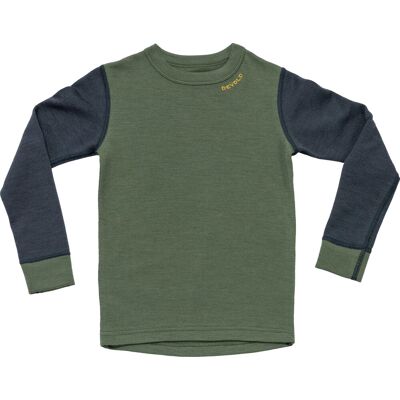 Devold Expedition Merino Shirt Kid Night/forest 110/116 cm Devold Expedition Merino Shirt Kid Night/forest 110/116 cm