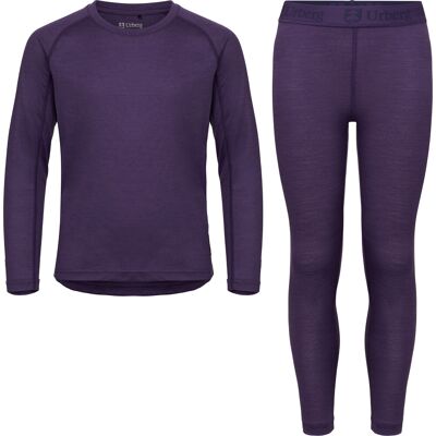 Urberg Juniors' Gossa Merino Mix Set Grape 110/116 cm Urberg Juniors' Gossa Merino Mix Set Grape 110/116 cm