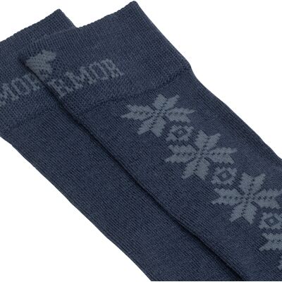 Gridarmor Kids' Alpin Merino Ski Sokk Jr Blue/grey 33-36 Gridarmor Kids' Alpin Merino Ski Sokk Jr Blue/grey 33-36