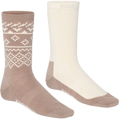 Kari Traa Ragna Hiking Sock 2pk Mocha 39-41 Kari Traa Ragna Hiking Sock 2pk Mocha 39-41