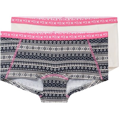Kari Traa Women's Tina Hipster 2-pack Off White M Kari Traa Women's Tina Hipster 2-pack Off White M