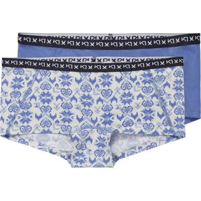 Kari Traa Women's Tina Hipster 2-pack Sea S Kari Traa Women's Tina Hipster 2-pack Sea S