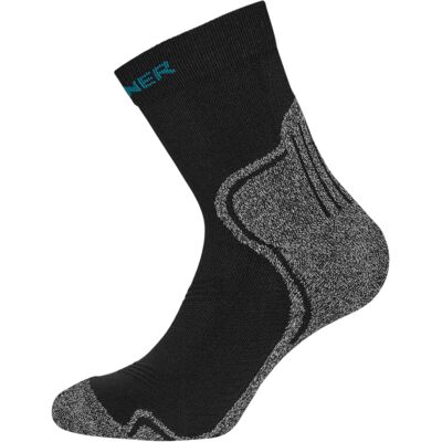 Hellner Mid Tech Run Sock Black Beauty 39-42 Hellner Mid Tech Run Sock Black Beauty 39-42