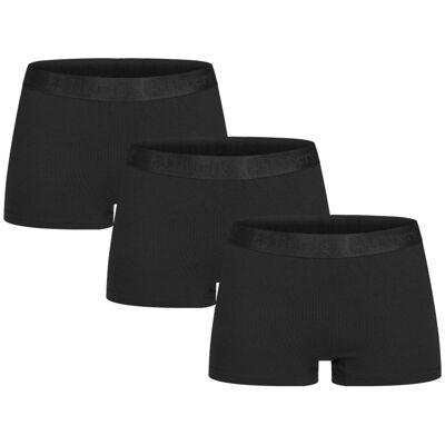 Urberg Women's Isane 3-pack Bamboo Boxers Black Beauty L Urberg Women's Isane 3-pack Bamboo Boxers Black Beauty L
