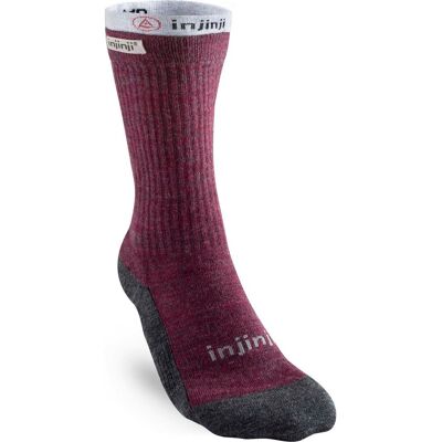 Injinji Women's Liner + Hiker Crew Maroon M Injinji Women's Liner + Hiker Crew Maroon M