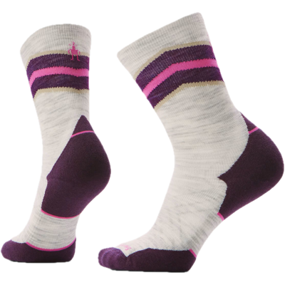 Smartwool Women's Run Targeted Cushion Mid Crew Socks Ash M Smartwool Women's Run Targeted Cushion Mid Crew Socks Ash M