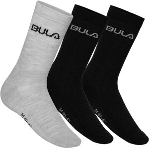 Bula 3pk Box Wool Socks Black 35-38 Bula 3pk Box Wool Socks Black 35-38