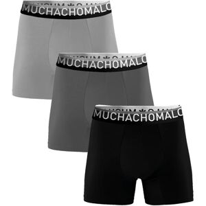 Muchachomalo 1132 Cotton Boxer 3pk Grey/antracite/black X-Large Muchachomalo 1132 Cotton Boxer 3pk Grey/antracite/black X-Large