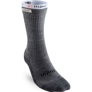 Injinji Men's Liner + Hiker Crew Charcoal L Injinji Men's Liner + Hiker Crew Charcoal L