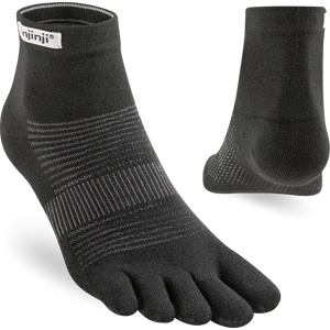 Injinji Men's Run Lightweight Mini-crew Black L Injinji Men's Run Lightweight Mini-crew Black L