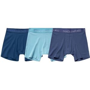 Panos Emporio 3pk Base Bamboo Boxer Poseidon/high Tide/water Medium Panos Emporio 3pk Base Bamboo Boxer Poseidon/high Tide/water Medium