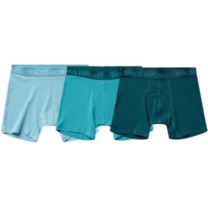 Panos Emporio 3pk Base Bamboo Boxer Water/lake Blue/lagoon Large Panos Emporio 3pk Base Bamboo Boxer Water/lake Blue/lagoon Large