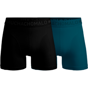 Muchachomalo 1010 Solid Boxer 2pk 686 Black/green Medium Muchachomalo 1010 Solid Boxer 2pk 686 Black/green Medium