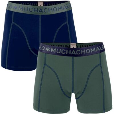 Muchachomalo 1010 Boxer 2pk Navy Green/deep Blue L Muchachomalo 1010 Boxer 2pk Navy Green/deep Blue L