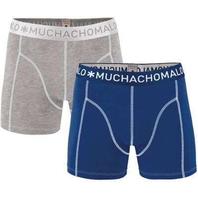 Muchachomalo 1010 Boxer 2pk Grey/blue L Muchachomalo 1010 Boxer 2pk Grey/blue L