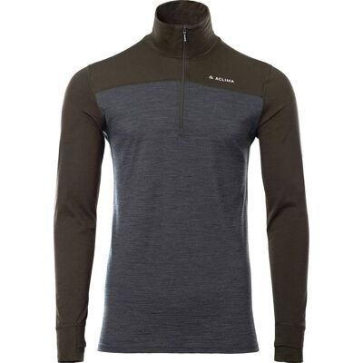 Aclima Lightwool 180 Polo W/ Zip M's Tarmac/marengo M Aclima Lightwool 180 Polo W/ Zip M's Tarmac/marengo M