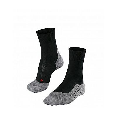 Falke Men's Ru4 Wool Running Socks Black-mix 39-41 Falke Men's Ru4 Wool Running Socks Black-mix 39-41