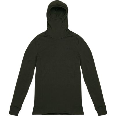 Janus Airwool Merino 260 Hood M Forest Night XL Janus Airwool Merino 260 Hood M Forest Night XL